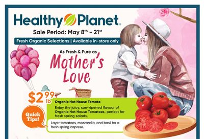 Healthy Planet Flyer May 8 to 21