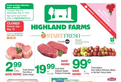 Highland Farms Flyer May 8 to 21