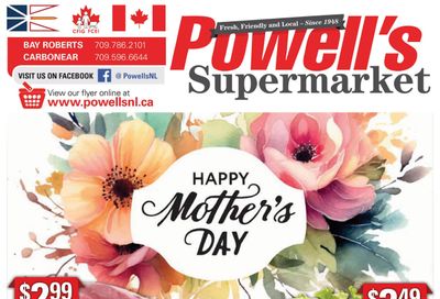 Powell's Supermarket Flyer May 8 to 14 Powell's Supermarket Flyer May 8 to 14
