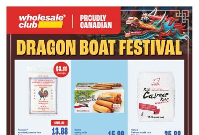 Wholesale Club (ON) Dragon Boat Festival Flyer May 8 to 28