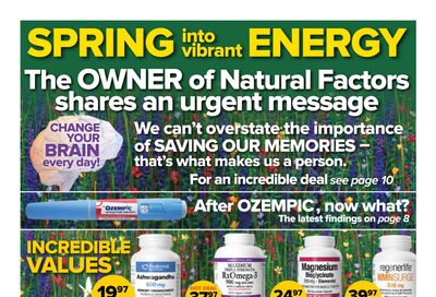 Lifestyle Markets Natural Factors Flyer May 7 to 31