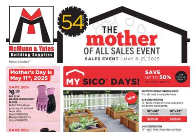 McMunn & Yates Building Supplies Flyer May 8 to 21