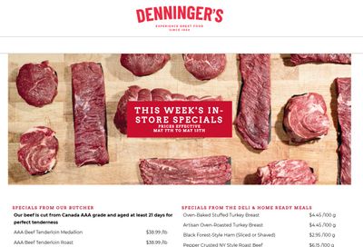 Denninger's Weekly Specials May 7 to 13