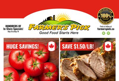 Farmer's Pick Flyer May 8 to 14