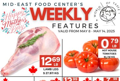 Mid-East Food Centre Flyer May 8 to 14