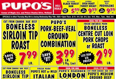 Pupo's Food Market Flyer May 8 to 14
