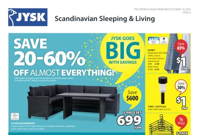 JYSK Flyer May 8 to 14