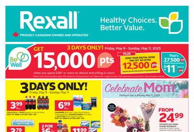 Rexall (ON) Flyer May 9 to 15 Rexall (ON) Flyer May 9 to 15