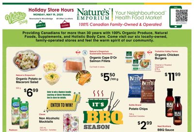 Nature's Emporium Bi-Weekly Flyer May 8 to 21 Nature's Emporium Bi-Weekly Flyer May 8 to 21