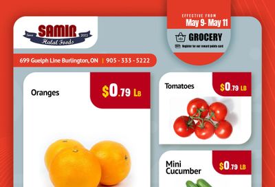 Samir Supermarket Flyer May 9 to 11