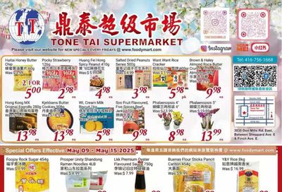 Tone Tai Supermarket Flyer May 9 to 15 Tone Tai Supermarket Flyer May 9 to 15