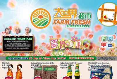 Farm Fresh Supermarket Flyer May 9 to 15