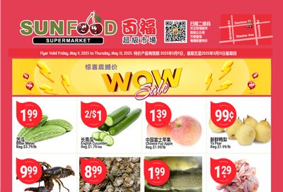 Sunfood Supermarket Flyer May 9 to 15
