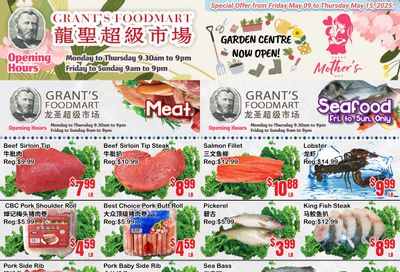 Grant's Food Mart Flyer May 9 to 15