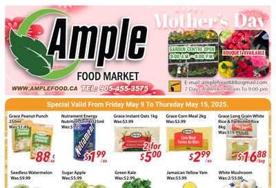 Ample Food Market (Brampton) Flyer May 9 to 15