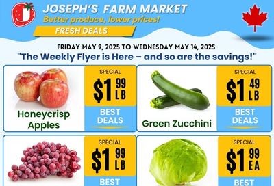 Joseph's Farm Market Flyer May 9 to 14