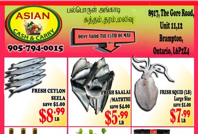 Asian Cash & Carry Flyer May 9 to 15