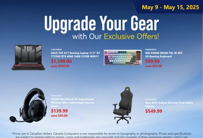 Canada Computers Flyer May 9 to 15