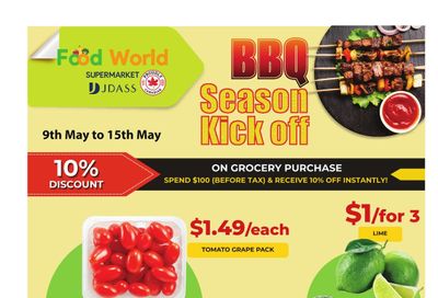 Food World Supermarket Flyer May 9 to 15