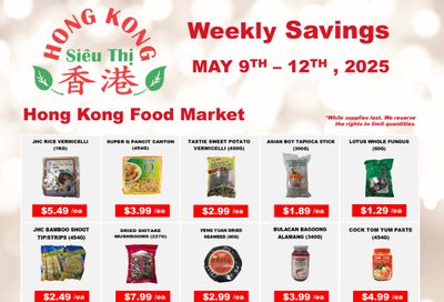 Hong Kong Food Market Flyer May 9 to 12 Hong Kong Food Market Flyer May 9 to 12