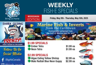 Big Al's (Mississauga) Weekly Specials May 9 to 15