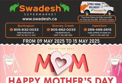 Swadesh Supermarket Flyer May 9 to 15