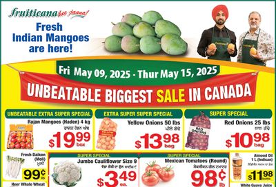 Fruiticana (Calgary) Flyer May 9 to 15