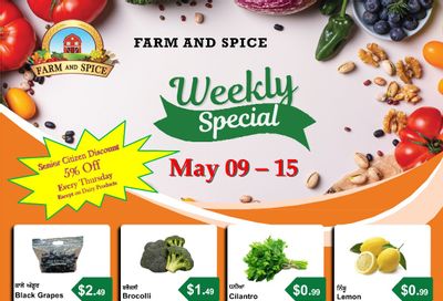Farm And Spice Grocers Flyer May 9 to 15