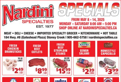 Nardini Specialties Flyer May 8 to 14