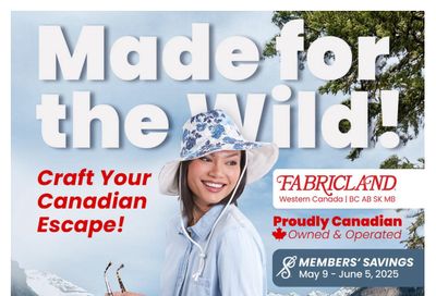 Fabricland (West) Flyer May 9 to June 5 Fabricland (West) Flyer May 9 to June 5