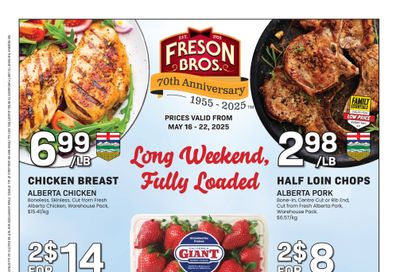 Freson Bros. Flyer May 16 to 22