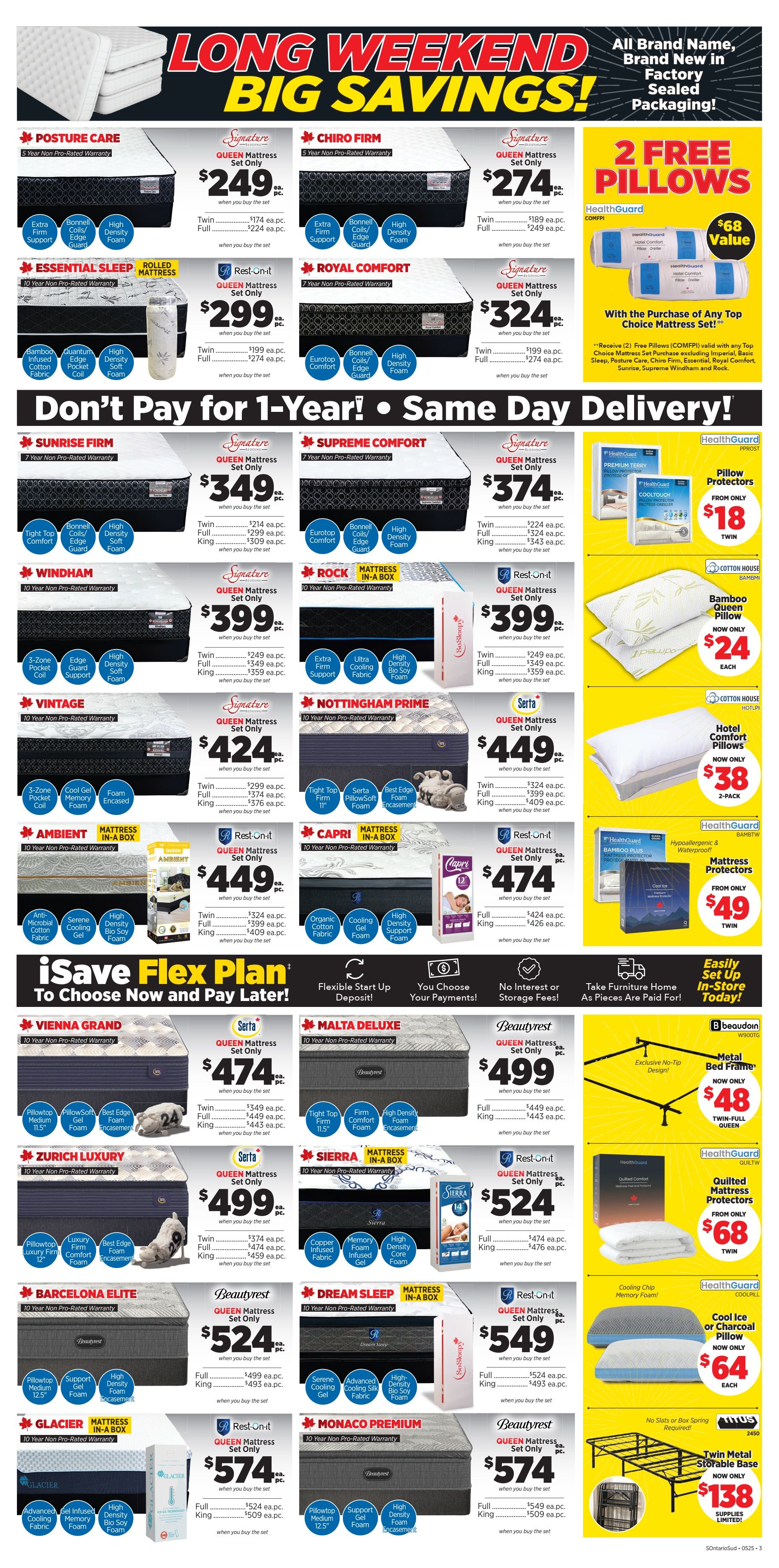 Surplus Furniture & Mattress Warehouse (Sudbury) Flyer May 12 to 18