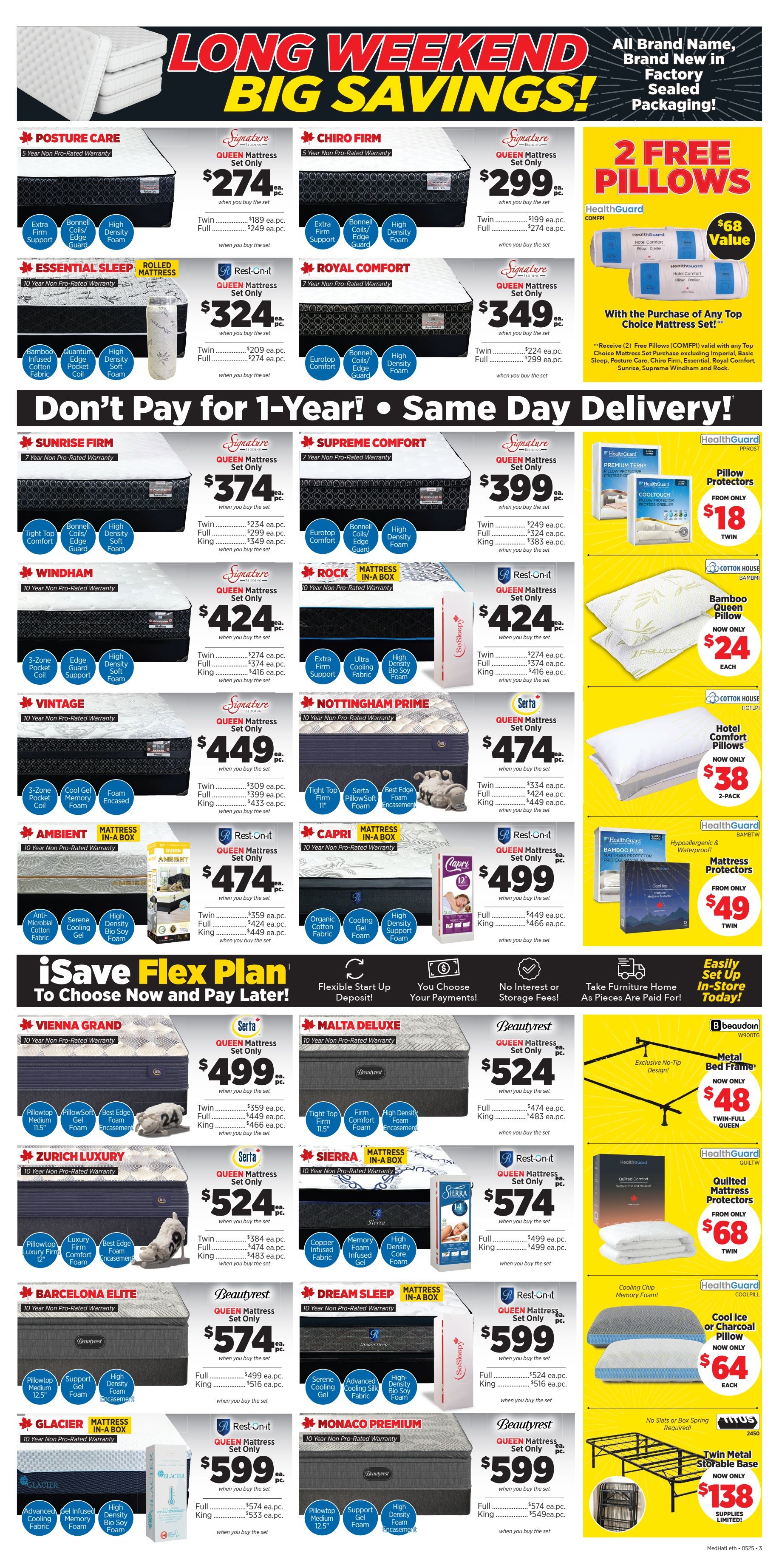 Surplus Furniture & Mattress Warehouse (Medicine Hat, Lethbridge) Flyer May 12 to 18
