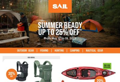SAIL Flyer May 12 to 19 SAIL Flyer May 12 to 19