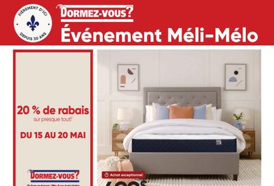 Dormez-vous Flyer May 13 to 20