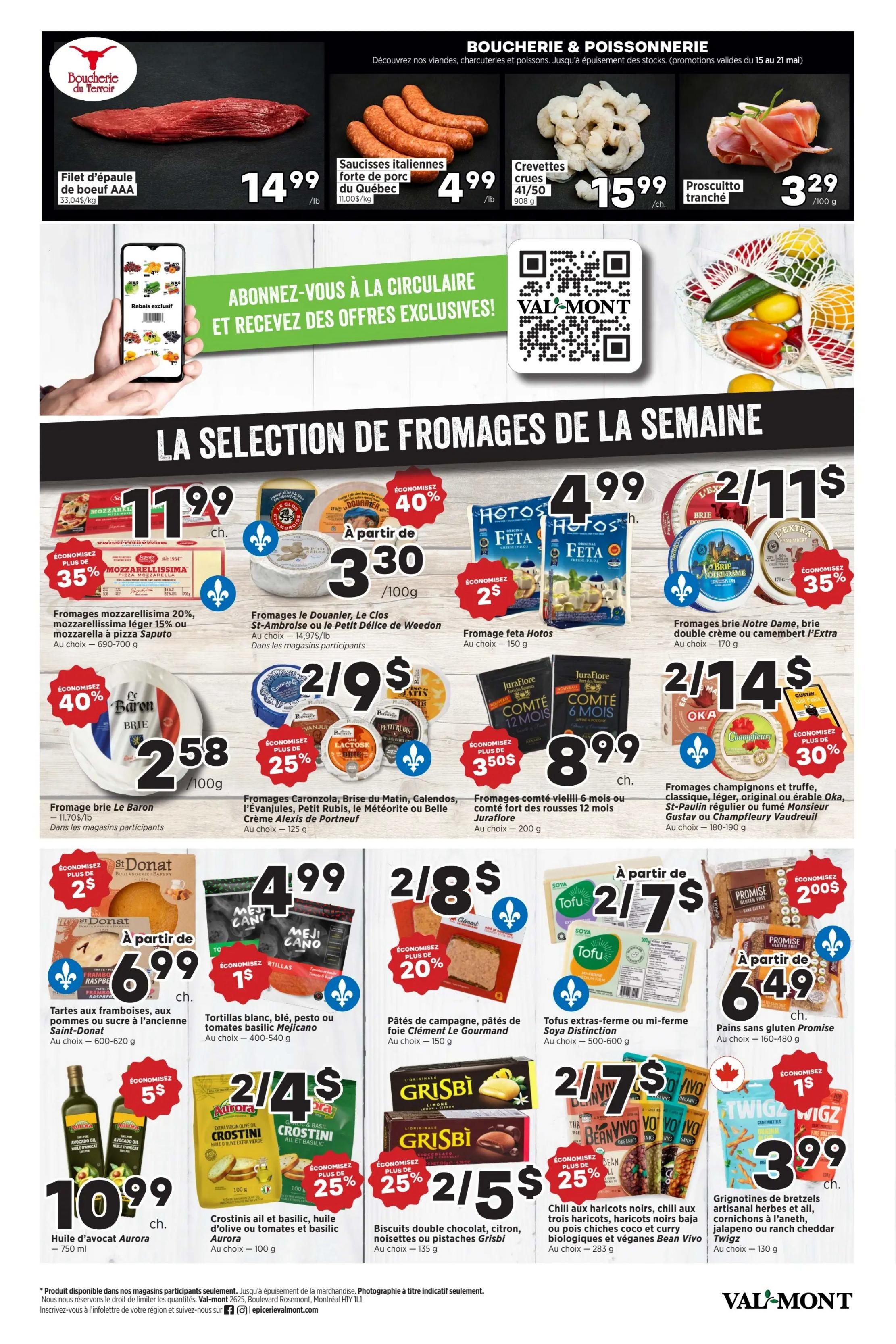 Val-Mont Flyer May 15 to 21