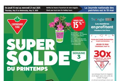 Canadian Tire (QC) Flyer May 15 to 21