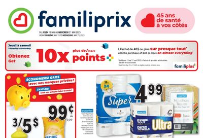 Familiprix Flyer May 15 to 21