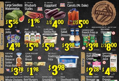 Pepper's Foods Flyer May 13 to 19