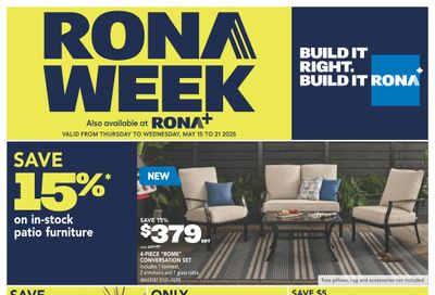 Rona & Rona+ (West) Flyer May 15 to 21