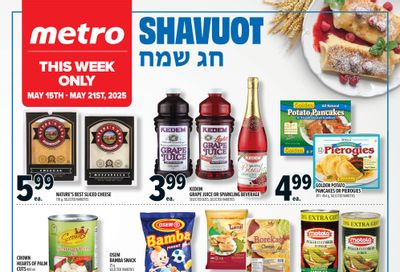 Metro (ON) Shavuot Flyer May 15 to 21