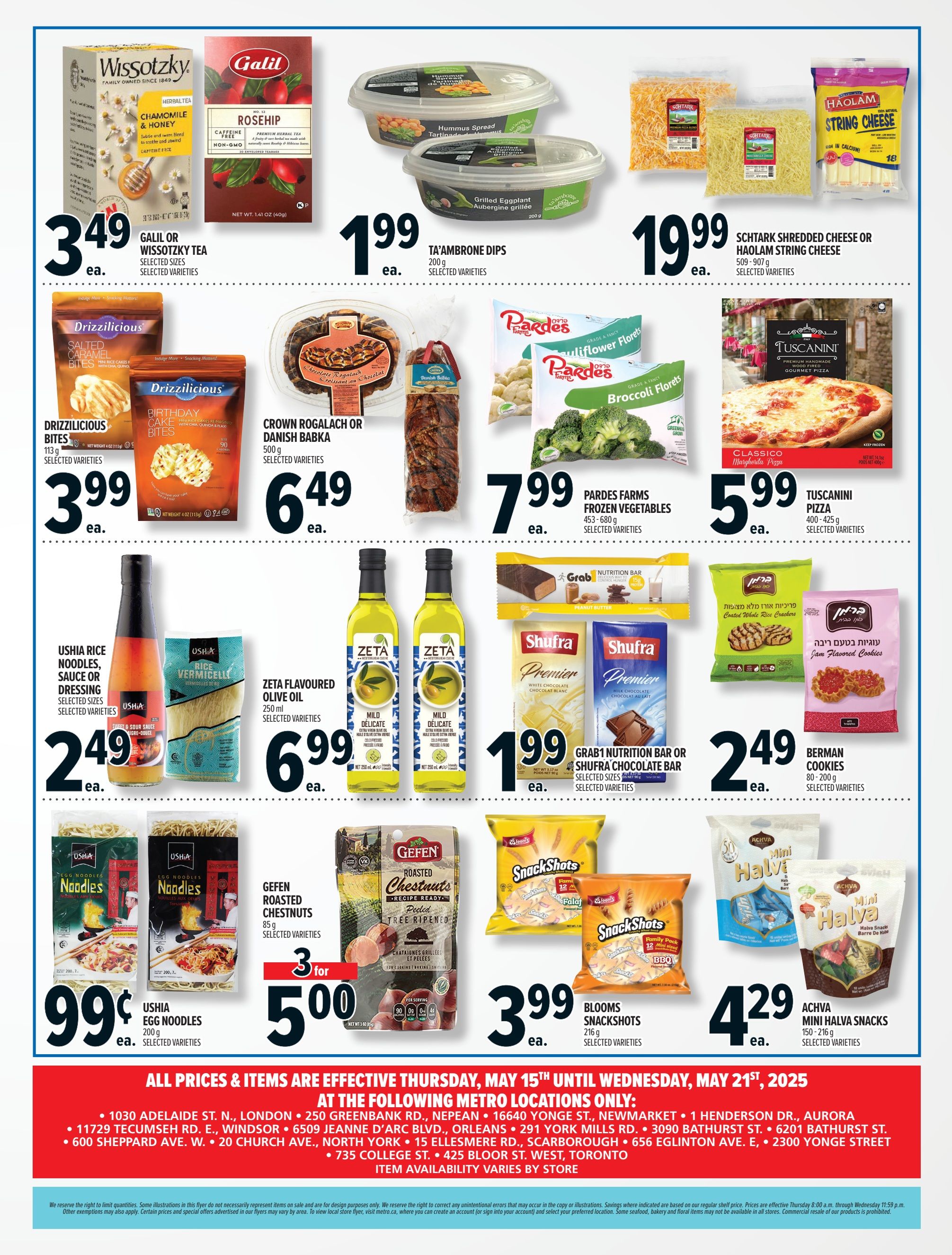 Metro (ON) Shavuot Flyer May 15 to 21