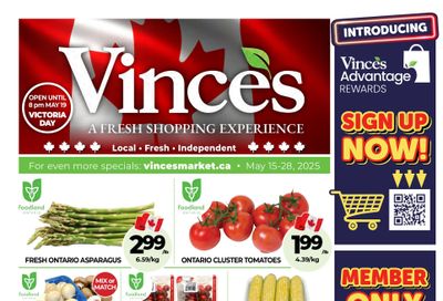 Vince's Market Flyer May 15 to 28 Vince's Market Flyer May 15 to 28