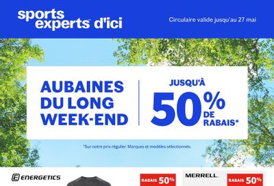 Sports Experts Flyer May 14 to 27