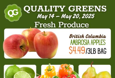 Quality Greens Flyer May 14 to 20