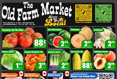 The Old Farm Market (Victoria) Flyer May 15 to 21