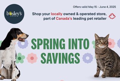 Bosley's by PetValu Flyer May 15 to June 4 Bosley's by PetValu Flyer May 15 to June 4