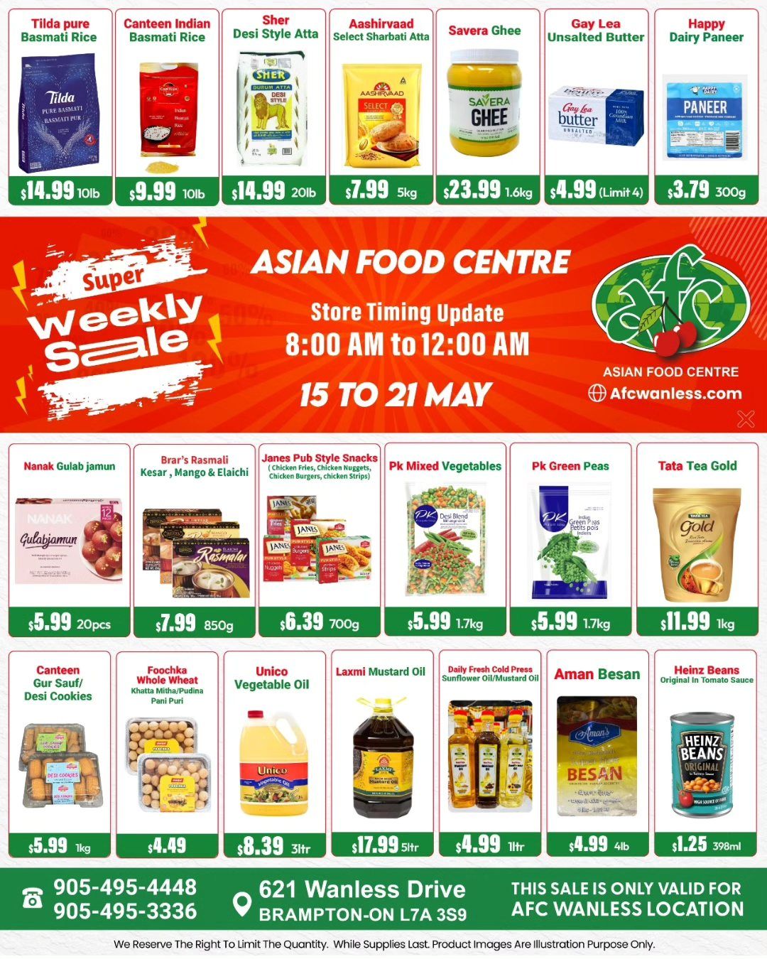Asian Food Centre (Wanless Dr.) Flyer May 15 to 21