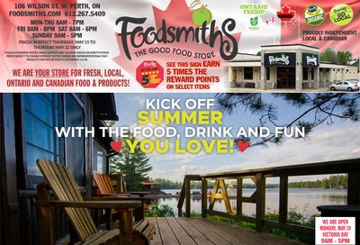 Foodsmiths Flyer May 15 to 22 Foodsmiths Flyer May 15 to 22