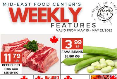 Mid-East Food Centre Flyer May 15 to 21